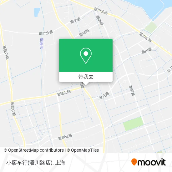 小廖车行(潘川路店)地图