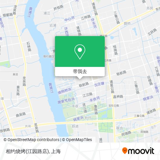 相约烧烤(江园路店)地图