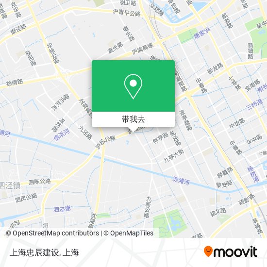 上海忠辰建设地图