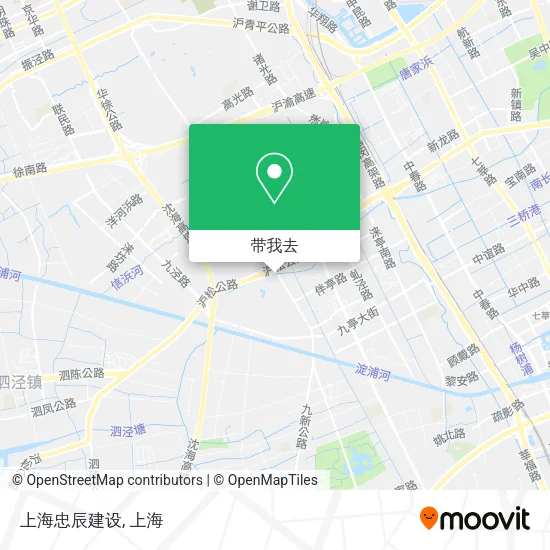 上海忠辰建设地图