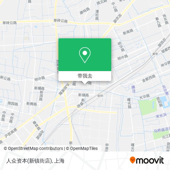 人众资本(新镇街店)地图