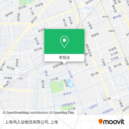 上海鸿人达物流有限公司地图