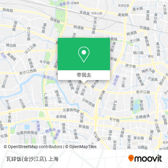 瓦罉饭(金沙江店)地图