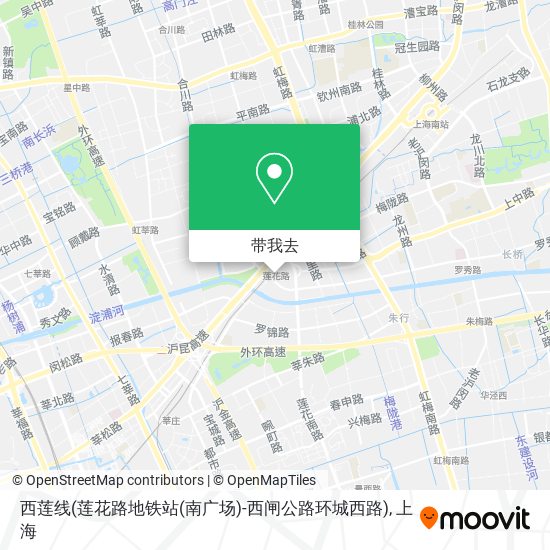 西莲线(莲花路地铁站(南广场)-西闸公路环城西路)地图