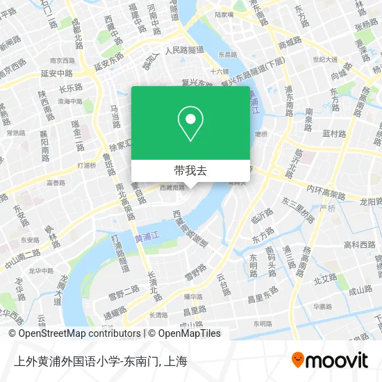 上外黄浦外国语小学-东南门地图