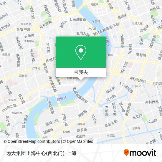 远大集团上海中心(西北门)地图