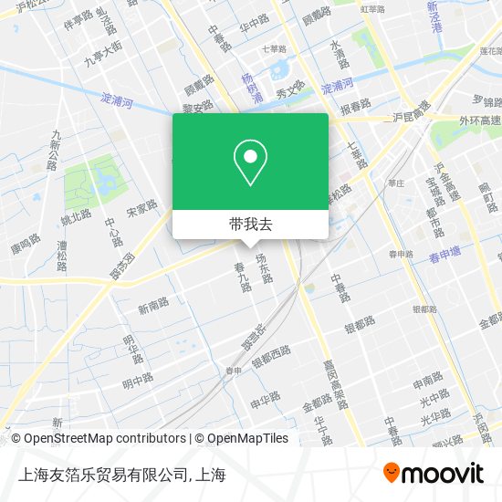 上海友箔乐贸易有限公司地图