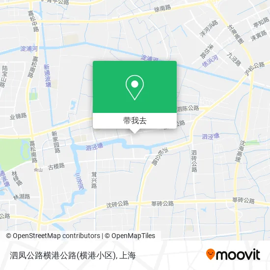 泗凤公路横港公路(横港小区)地图