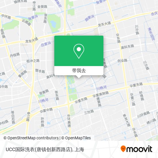 UCC国际洗衣(唐镇创新西路店)地图