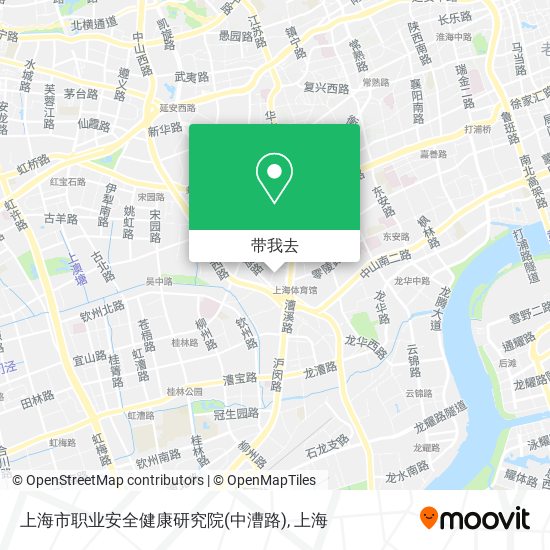 上海市职业安全健康研究院(中漕路)地图