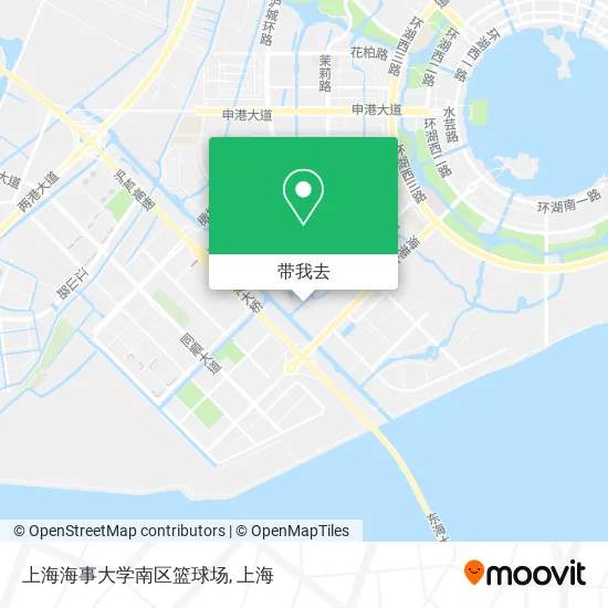上海海事大学南区篮球场地图