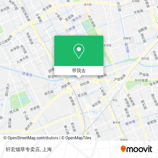轩宏烟草专卖店地图