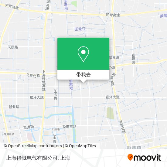 上海得慨电气有限公司地图