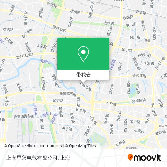 上海星兴电气有限公司地图