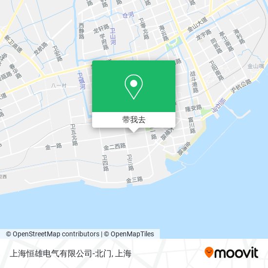 上海恒雄电气有限公司-北门地图