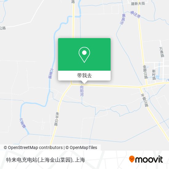 特来电充电站(上海金山枼园)地图