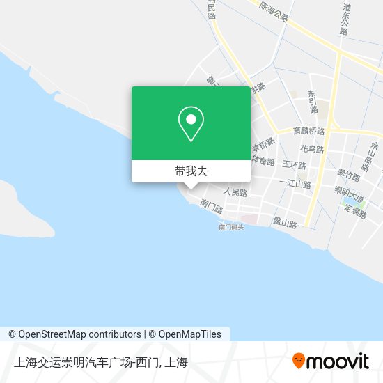 上海交运崇明汽车广场-西门地图