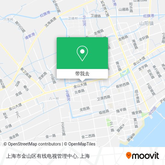 上海市金山区有线电视管理中心地图