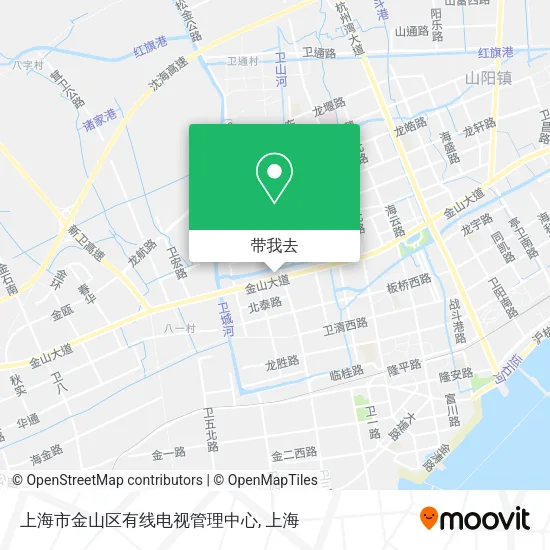 上海市金山区有线电视管理中心地图