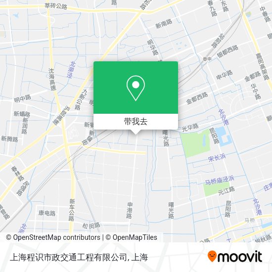 上海程识市政交通工程有限公司地图