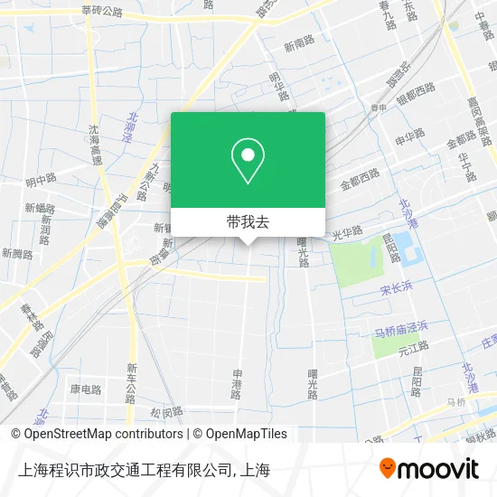 上海程识市政交通工程有限公司地图