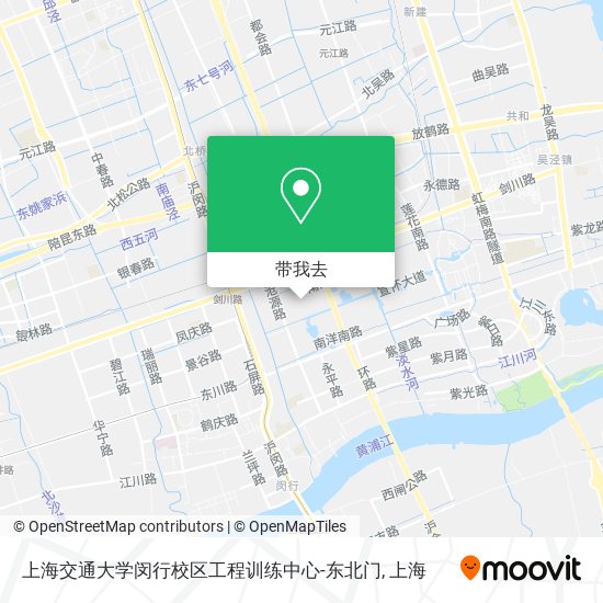 上海交通大学闵行校区工程训练中心-东北门地图