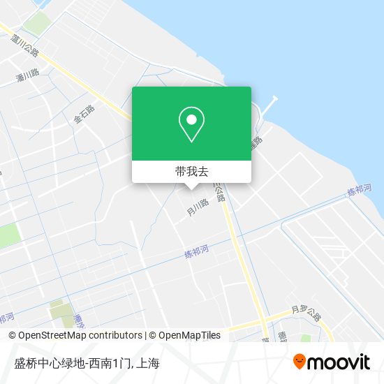 盛桥中心绿地-西南1门地图