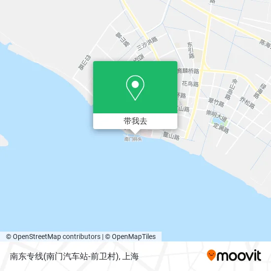 南东专线(南门汽车站-前卫村)地图