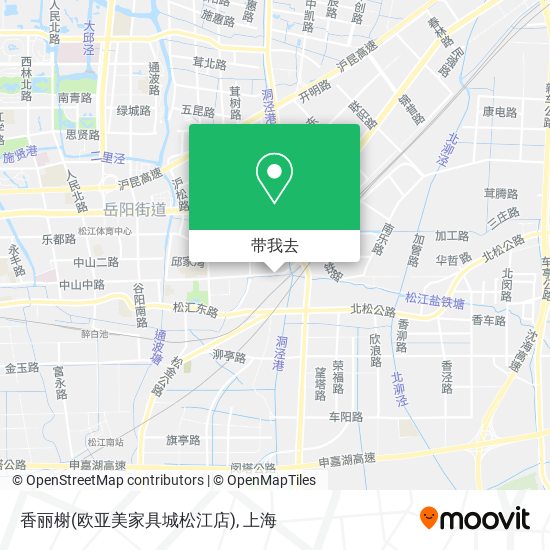 香丽榭(欧亚美家具城松江店)地图