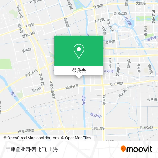 茸康置业园-西北门地图