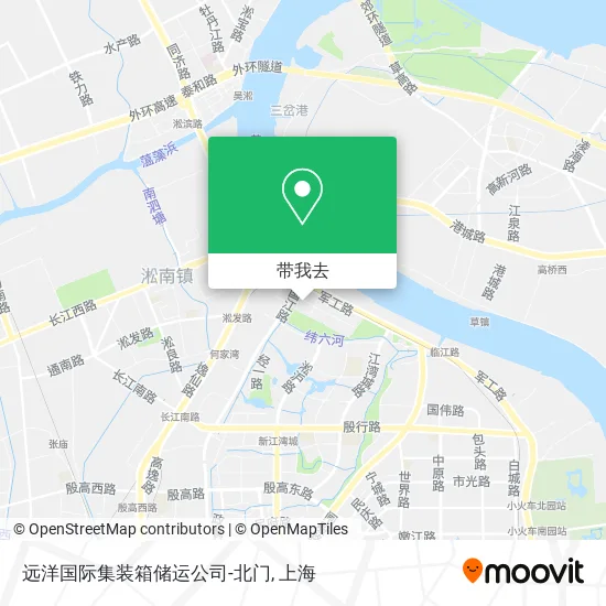 远洋国际集装箱储运公司-北门地图
