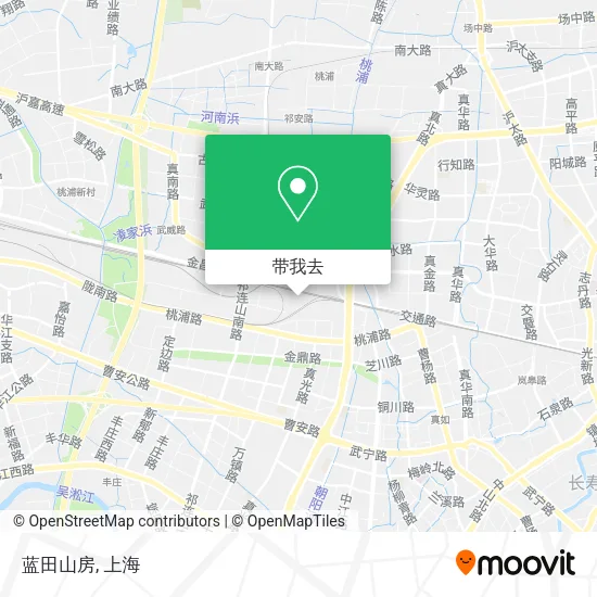 蓝田山房地图