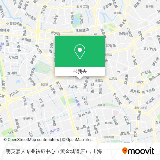 明英嘉人专业祛痘中心（黄金城道店）地图