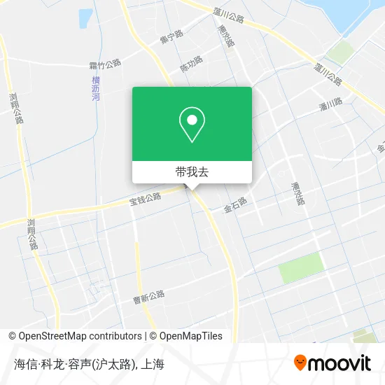 海信·科龙·容声(沪太路)地图