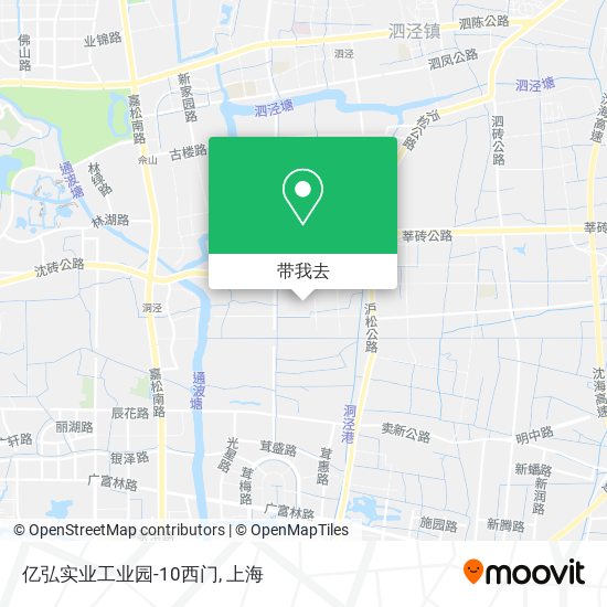 亿弘实业工业园-10西门地图