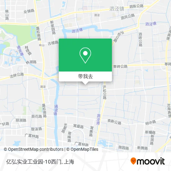 亿弘实业工业园-10西门地图