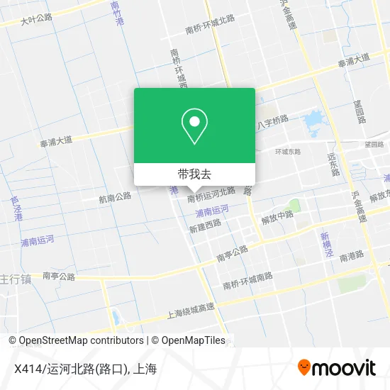 X414/运河北路(路口)地图