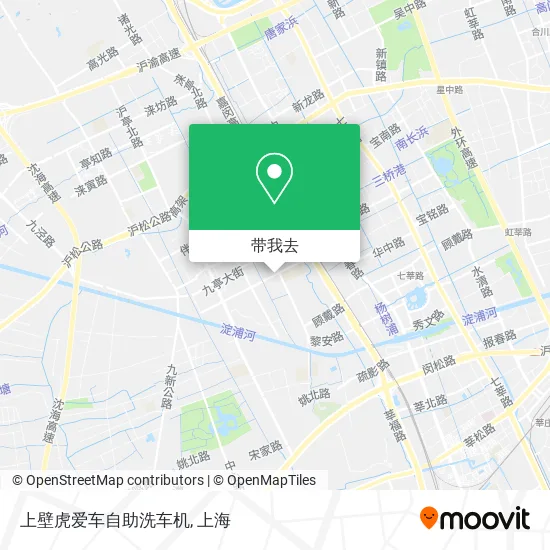 上壁虎爱车自助洗车机地图