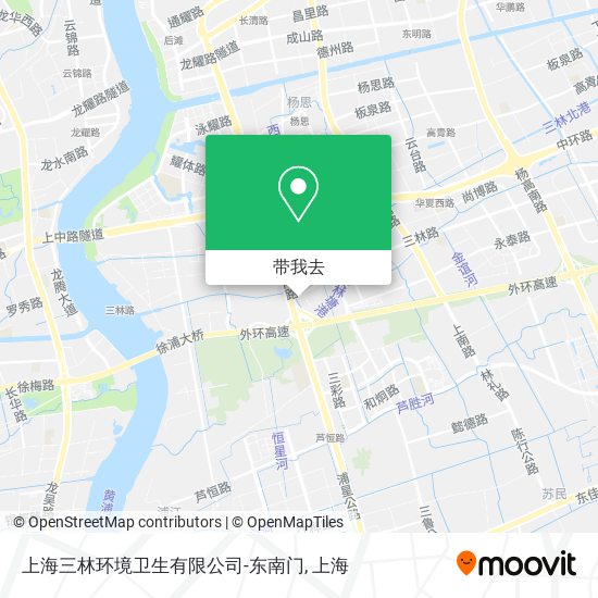 上海三林环境卫生有限公司-东南门地图