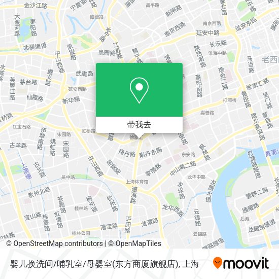 婴儿换洗间/哺乳室/母婴室(东方商厦旗舰店)地图