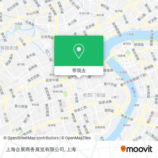 上海企展商务展览有限公司地图