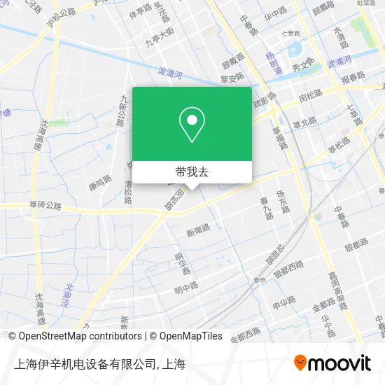 上海伊辛机电设备有限公司地图