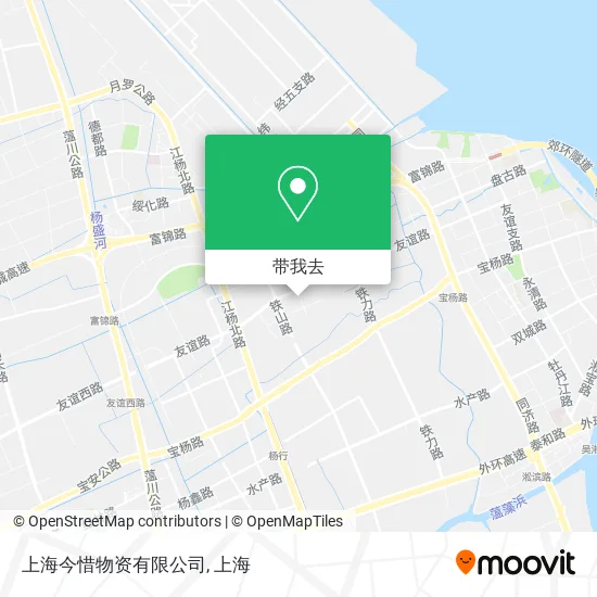 上海今惜物资有限公司地图