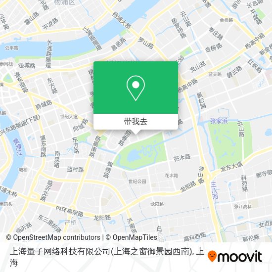 上海量子网络科技有限公司(上海之窗御景园西南)地图