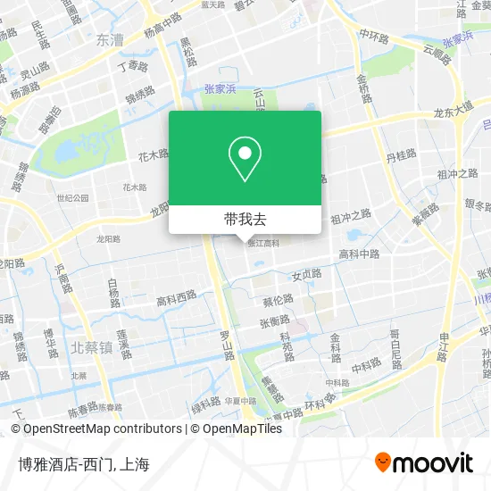 博雅酒店-西门地图