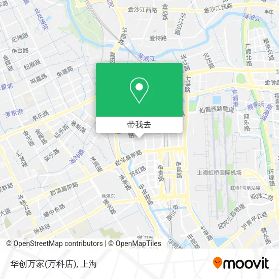 华创万家(万科店)地图