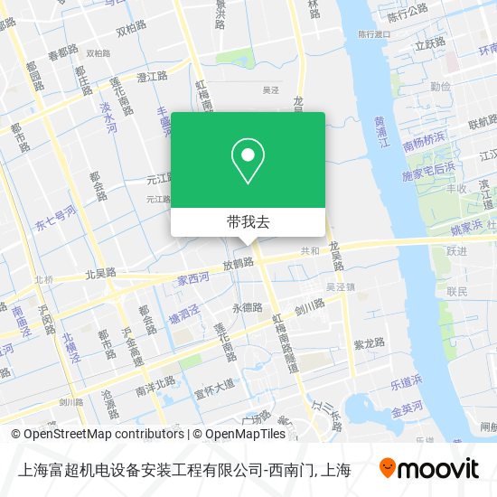 上海富超机电设备安装工程有限公司-西南门地图
