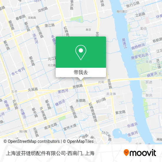 上海波芬缝纫配件有限公司-西南门地图