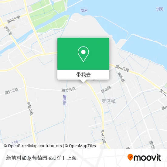 新苗村如意葡萄园-西北门地图