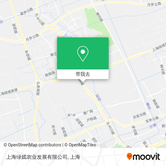 上海绿嫣农业发展有限公司地图